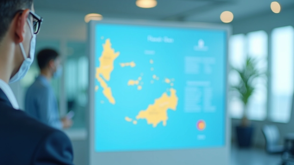 Malaysia map showing different states with regional price comparison indicators and cost variation visualization